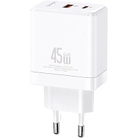 Мережевий зарядний пристрій Usams T58 US-CC178 GaN 45W White (CC178TC02) - придбати в Дніпрі, Україні: ціна, характеристики | інтернет-магазин TOUCH