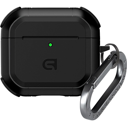 Чехол ArmorStandart Panzer для Apple AirPods 4/5 Black (ARM82552)