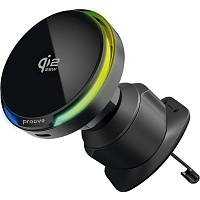 Автотримач із бездротовою зарядкою Proove Spark Qi2.2 25W Black (WHSQ25002001) - придбати в Дніпрі, Україні: ціна, характеристики | інтернет-магазин TOUCH