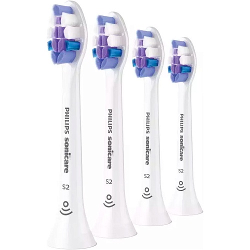 Насадка для зубної щітки Philips Sonicare S2 Sensitive HX6054/10 4 шт - придбати в Дніпрі, Україні: ціна, характеристики | інтернет-магазин TOUCH