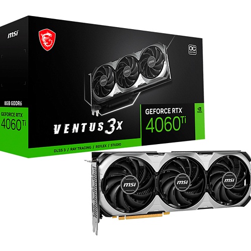 Видеокарта MSI GeForce RTX 4060 Ti Ventus 3X 8G OC (912-V515-065)