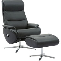 Офісне крісло Qlab RC210B Leather Black - придбати в Дніпрі, Україні: ціна, характеристики | інтернет-магазин TOUCH