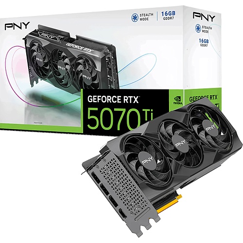 Відеокарта PNY GeForce RTX 5070 Ti 16GB (VCG5070T16TFXPB1) EU  - придбати в Дніпрі, Україні: ціна, характеристики | інтернет-магазин TOUCH