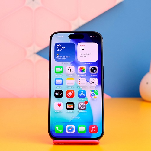 Смартфон Apple iPhone 15 Pro 128GB Blue Titanium (MTV03) Б/У