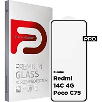 Захисне скло ArmorStandart Pro Full Glass для Redmi 14C 4G/ Redmi A4/ Poco C75 Black (ARM79332) - придбати в Дніпрі, Україні: ціна, характеристики | інтернет-магазин TOUCH