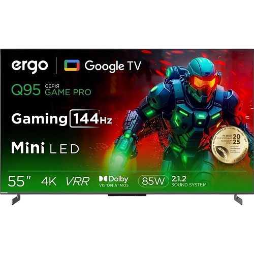 Телевизор Ergo MQ95 Game PRO 55" Mini-LED 4K (55MQ95GAMEPRO)