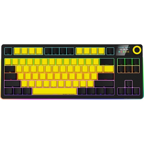 Клавиатура Lorgar KBP70TKLW Pro Black/Yellow (LRG-KBP70TKLW-YL-US)