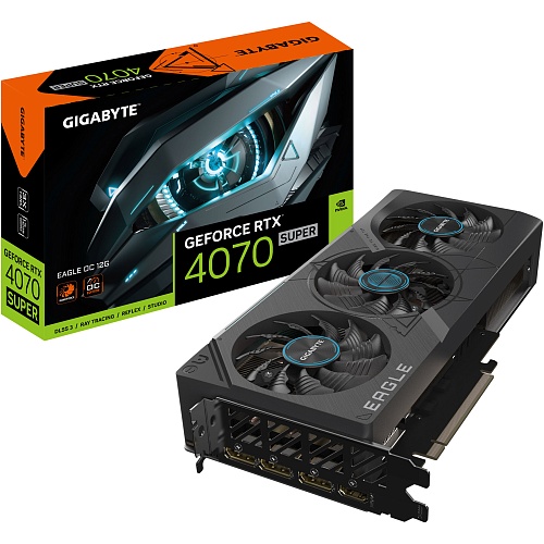 Видеокарта Gigabyte GeForce RTX 4070 SUPER Eagle OC 12G (GV-N407SEAGLE OC-12GD)