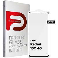 Защитное стекло ArmorStandart Pro Glass для Xiaomi Redmi 15C 4G Black (ARM85416) 