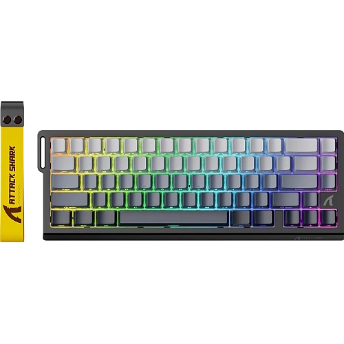 Клавиатура Attack Shark X68 HE RGB Magnetic Linear Switches Black Gradient (AS-6972792471037-MN)