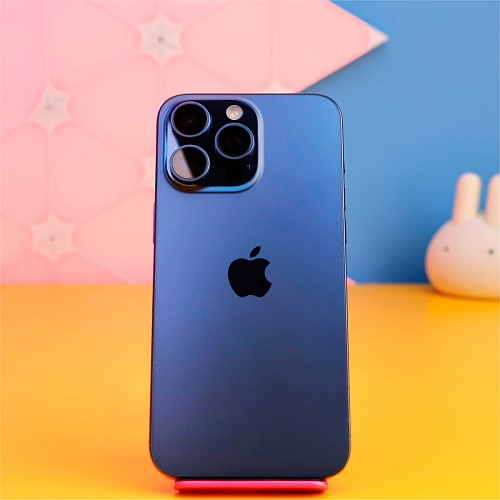 Смартфон Apple iPhone 15 Pro Max 256GB Blue Titanium (MU7A3) Б/У