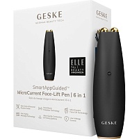 Массажер для лица GESKE MicroCurrent Face-Lift Pen 6в1 Gray (HB0119)