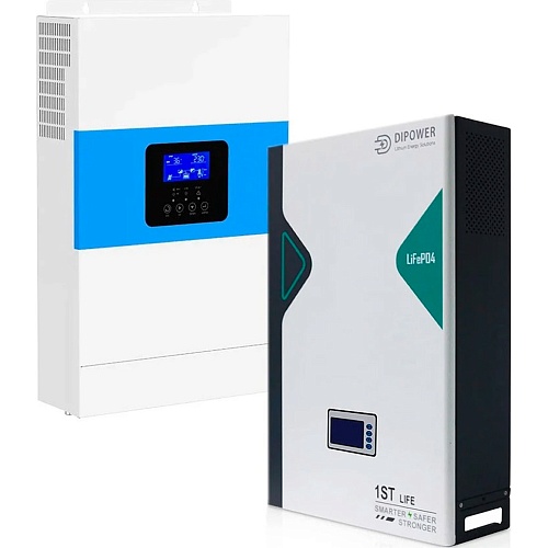 Система хранения энергии Daxtromn SC-HFK-5500-48 + АКБ Dipower LiFePO4 5120Wh