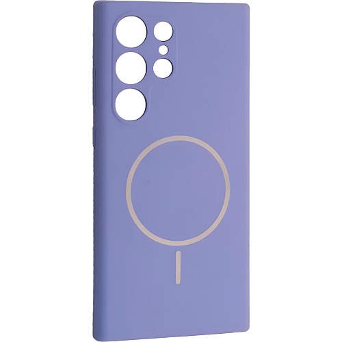 Чехол DK Luxury Silicone Case with MagSafe для Samsung Galaxy S24 Ultra Elegant Purple