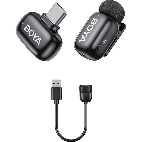 Микрофонная радиосистема Boya Mini 2-06 USB-C Black
