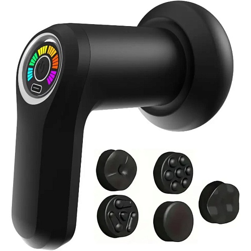 Перкуссионный массажер Voltronic Deep Rolling YX-720 Black