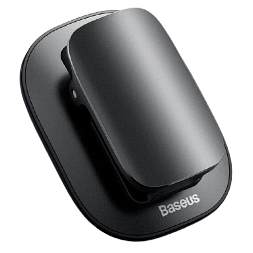 Автодержатель для очков Baseus Platinum Vehicle eyewear clip paste type (ACYJN-A01) Black
