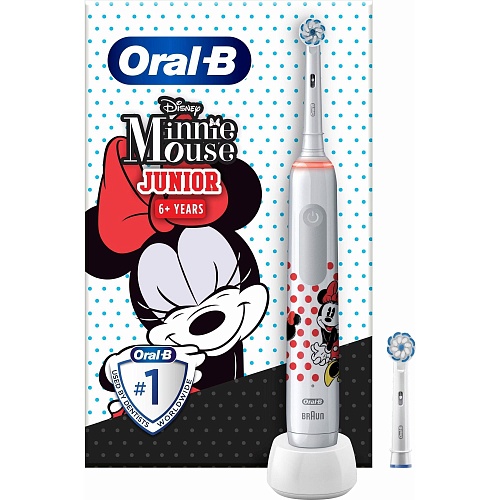 Электрическая зубная щетка Oral-B D505 PRO 3 3000 Junior Disney Minnie Mouse