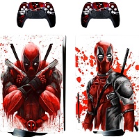 Наклейки для консоли DK Console Skin Sticker для PS5 Blu-Ray (Dark Blue)