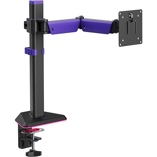 Настольное крепление для монитора Gamepro MAG101V RGB 17"-40" Black/Violet