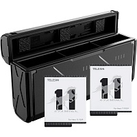 Зарядное устройство Telesin GP-PT-G01 15Вт + 2 аккумулятора Stamina для GoPro 11/10/9 (S0-ECB-01-TGP)