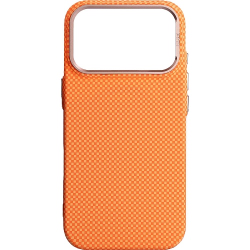 Чехол ArmorStandart LikeCarbon2 SE MagCase для Apple iPhone 17 Pro Kevlar Orange Rose Gold (ARM89168)
