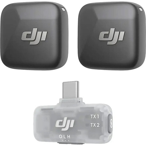 Микрофонная радиосистема DJI Mic Mini Mobile Version (2 TX + 1 Mobile RX) (P.RN.00000458.01)