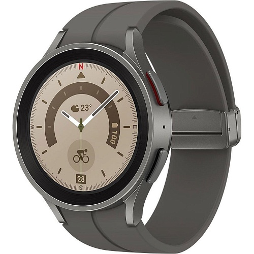 Смарт-часы Samsung Galaxy Watch5 Pro 45mm Titanium Gray EU (SM-R920NZTA)
