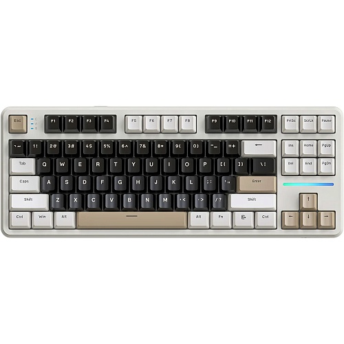 Клавиатура Attack Shark X87 RGB Linear Strawberry Switch Cheese White (AS-6972792471471-CW)