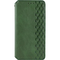 Чехол-книжка Getman Cubic Cover Case для Redmi 13 4G / Poco M6 4G Green