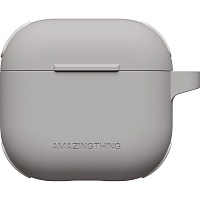 Чохол AmazingThing Omni GripClip Case для Apple AirPods 4 Titan Grey (APRO4OMGY) - придбати в Дніпрі, Україні: ціна, характеристики | інтернет-магазин TOUCH