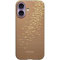 Чехол Pitaka Ultra-Slim для Apple iPhone 17 Golden Glint (KI1701AG)