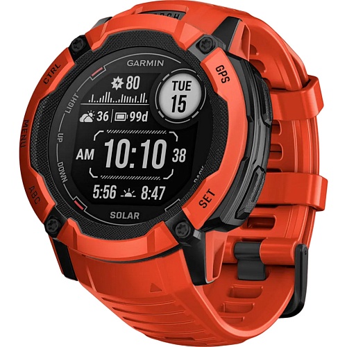 Смарт-годинник Garmin Instinct 2X Solar Standard Edition Flame Red (010-02805-11) - придбати в Дніпрі, Україні: ціна, характеристики | інтернет-магазин TOUCH