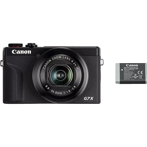 Фотоаппарат Canon PowerShot G7 X Mark III Battery kit Black (3637C014)