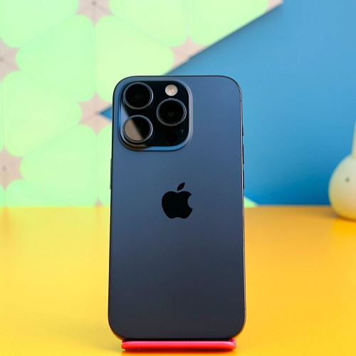 Смартфон Apple iPhone 15 Pro 128GB eSIM Blue Titanium (MTQQ3) Б/У - придбати в Дніпрі, Україні: ціна, характеристики | інтернет-магазин TOUCH