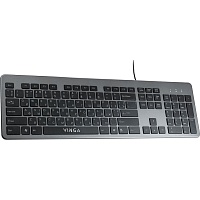 Клавиатура Vinga KB735 Black/Grey 