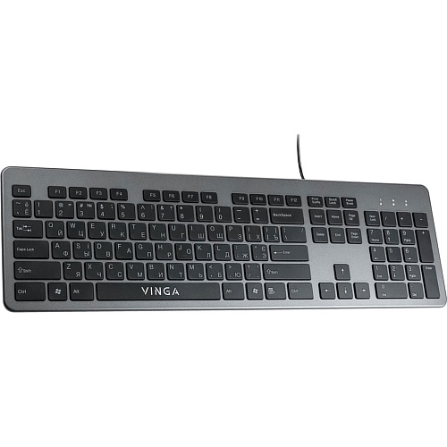 Клавиатура Vinga KB735 Black/Grey 