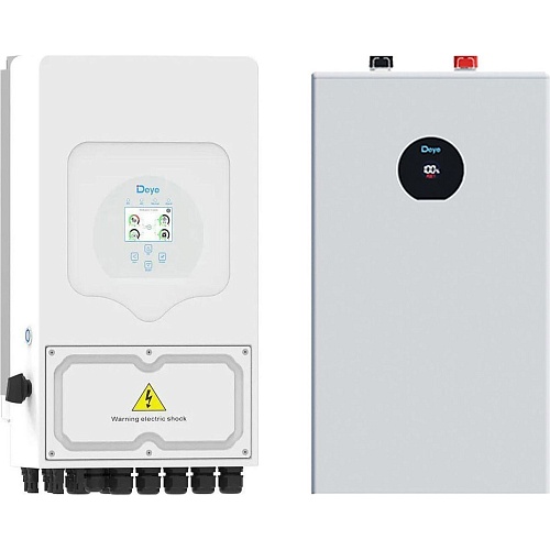 Система хранения энергии Deye SUN-8K-SG05LP1-EU 8kW + АКБ SE-F16-С 16kWh (51.2V/314Ah/16076Wh)