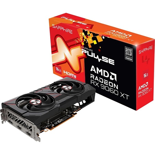 Відеокарта Sapphire Pulse Radeon RX 9060 XT 16GB (11350-03) EU