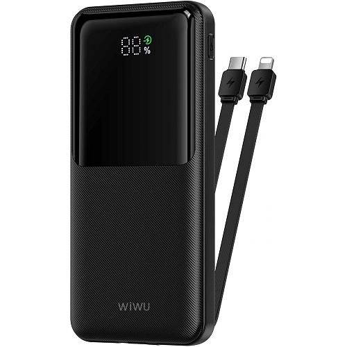Внешний аккумулятор WiWU Essen Wi-P081 10000mAh 22.5W Black (6977703658583)