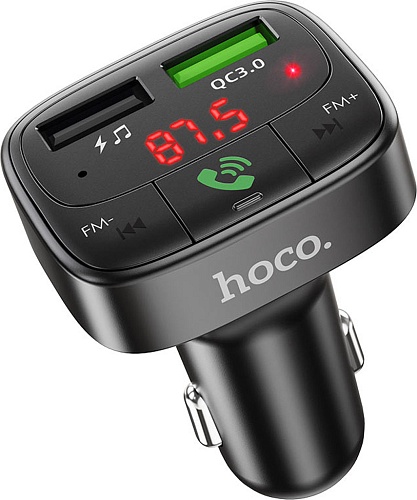 FM-трансмітер Hoco E59 Promise Black (748447) - придбати в Дніпрі, Україні: ціна, характеристики | інтернет-магазин TOUCH