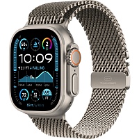 Смарт-часы Apple Watch Ultra 2 49mm Natural Titanium Case with Natural Titanium Milanese Loop Medium (MX5R3)