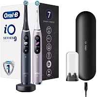 Електрична зубна щітка Oral-B iO Series 9 Duo Black Onyx/Rose Quartz - придбати в Дніпрі, Україні: ціна, характеристики | інтернет-магазин TOUCH
