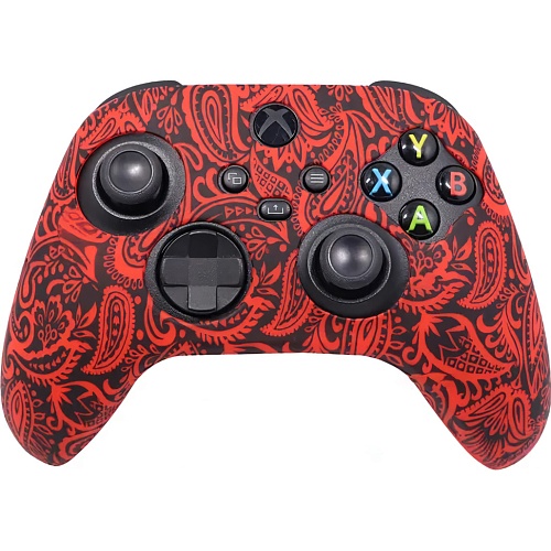 Чохол на геймпад Dobe Silicone Case для Xbox Series X/S Controller Red Ornament - придбати в Дніпрі, Україні: ціна, характеристики | інтернет-магазин TOUCH