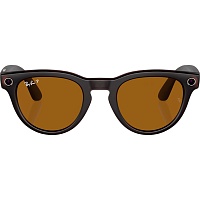 Смарт-очки Ray-Ban Meta Headliner Matte Rebel Black Frame/Brown Lenses (RW4009 675483 50-23)
