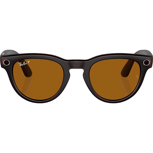 Смарт-очки Ray-Ban Meta Headliner Matte Rebel Black Frame/Brown Lenses (RW4009 675483 50-23)