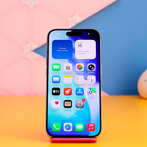 Смартфон Apple iPhone 15 Pro 128GB eSIM Natural Titanium (MTQP3) Б/У