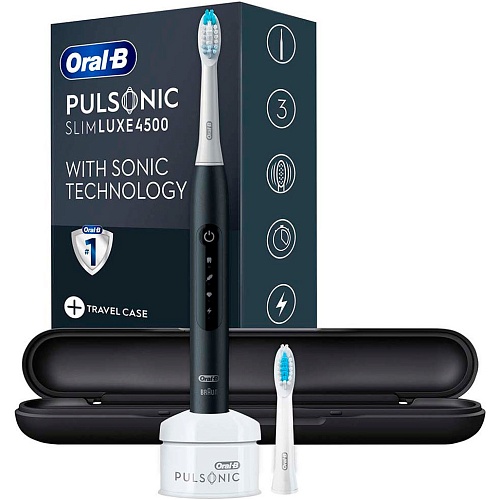 Электрическая зубная щетка Oral-B Pulsonic Slim Luxe 4500 Black