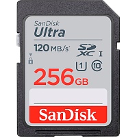 Карта памяти SanDisk 256GB SDXC Ultra UHS-I Class 10 (SDSDUN4-256G-GN6IN)