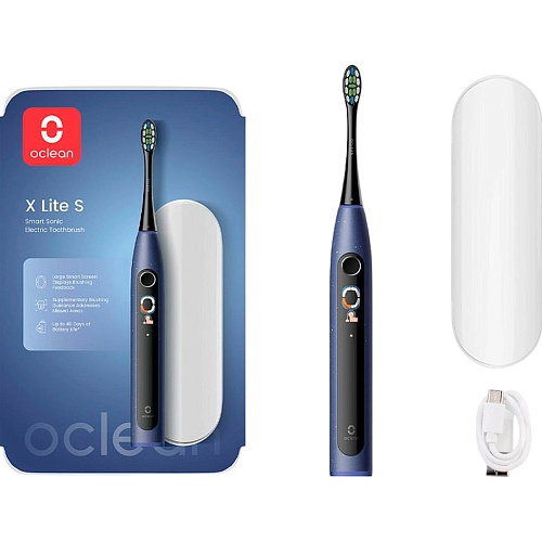 Электрическая зубная щетка Oclean X Lite Set Blue